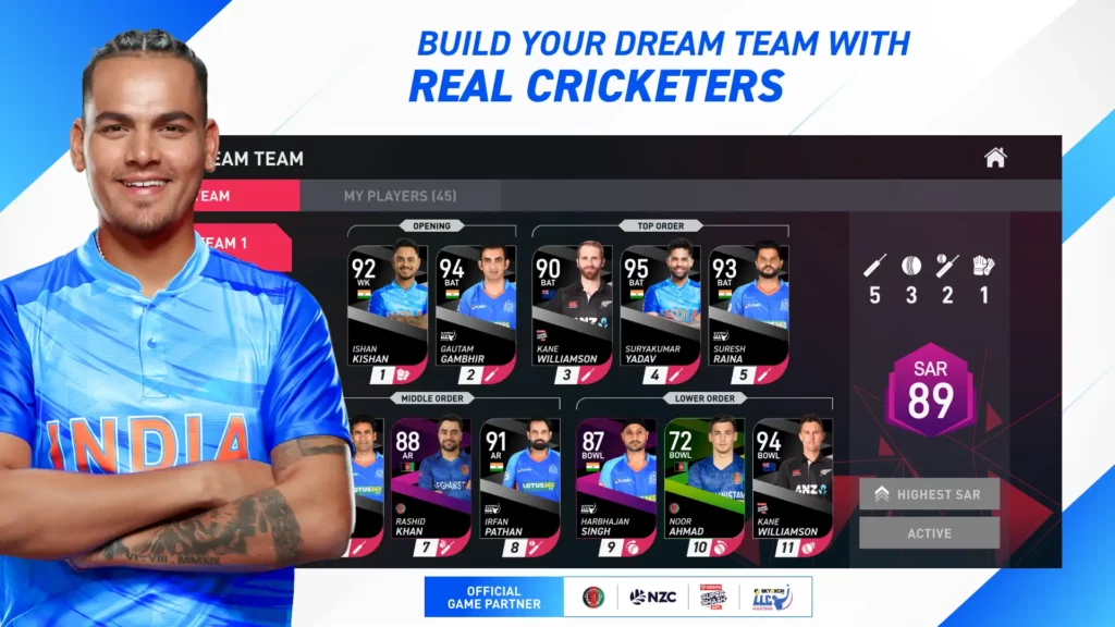 Features Dream Cricket 2024 APK