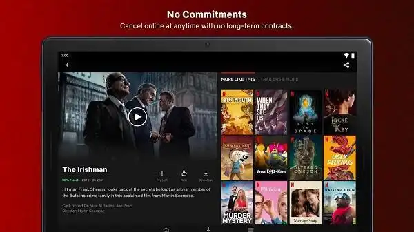 Features of Netflix Mirror APK