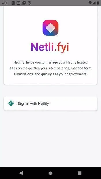 Netlify App